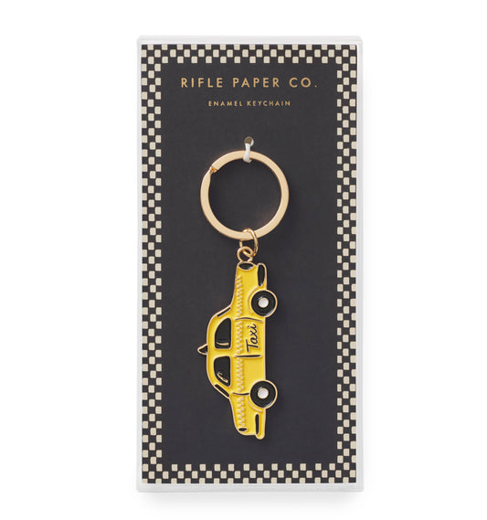 New York Enamel Keychain