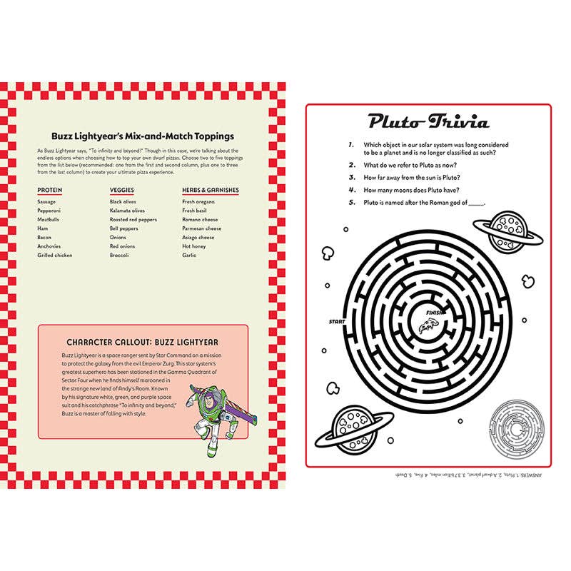 Pizza Planet Cookbook: Pixar's Toy Story Official (NEW!)