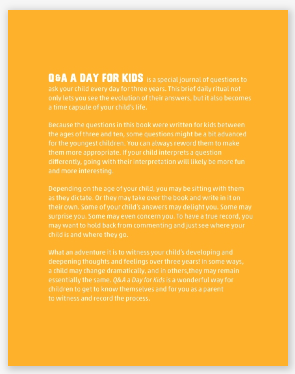 Q&A for Kids