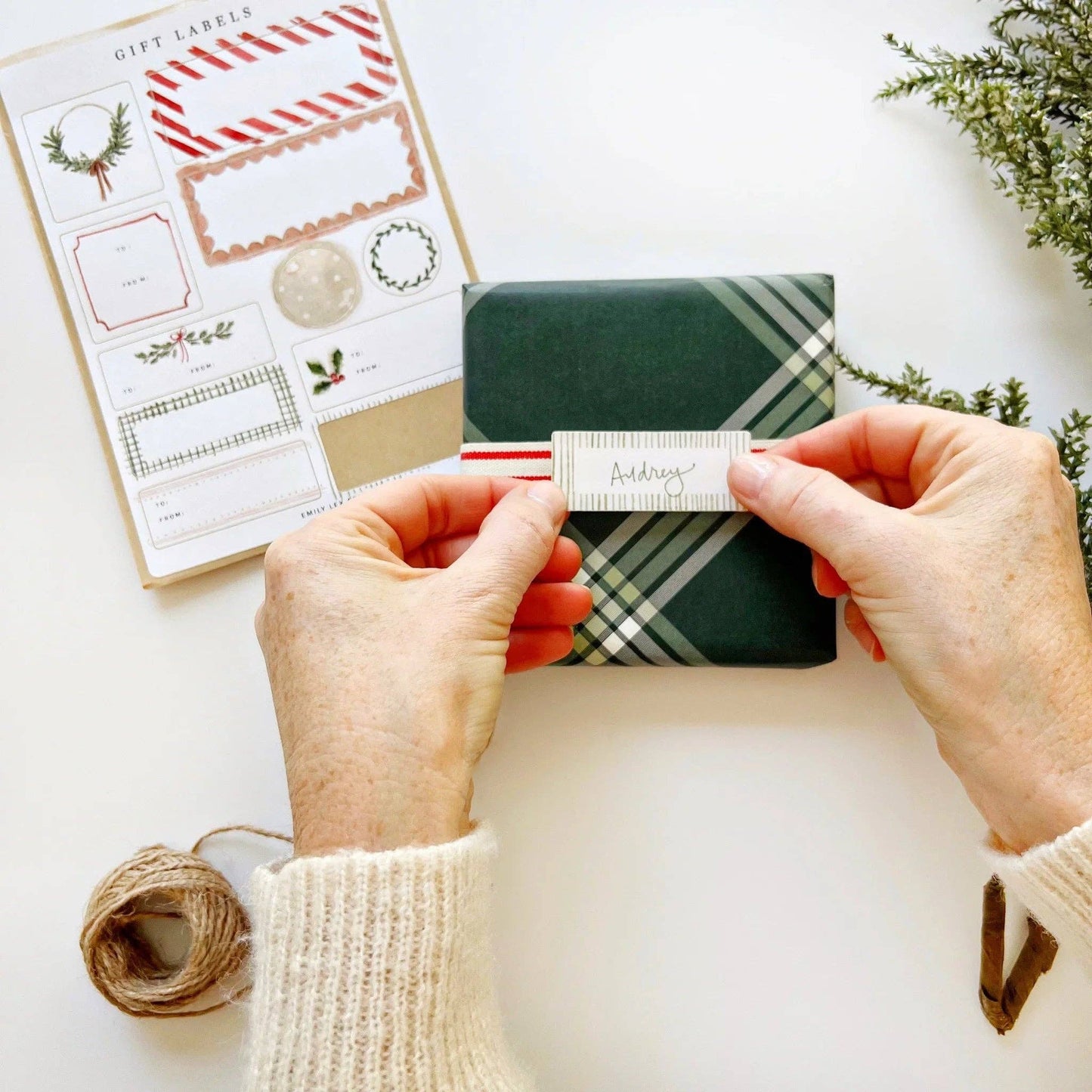 Christmas Gift Tag Labels