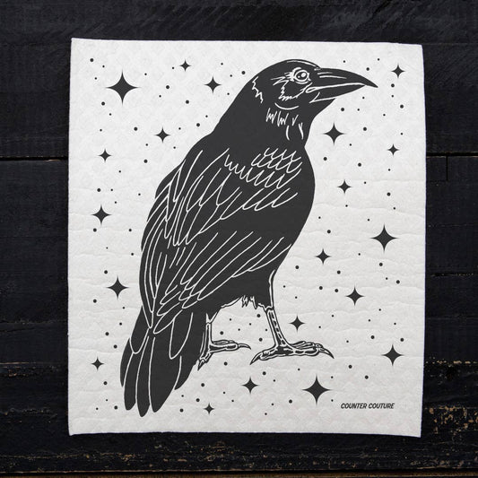 Raven Swedish Dishcloth