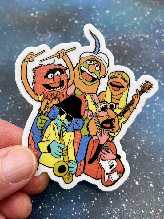 Vinyl Decal - Dr. Teeth and the Electric Mayhem - Muppets