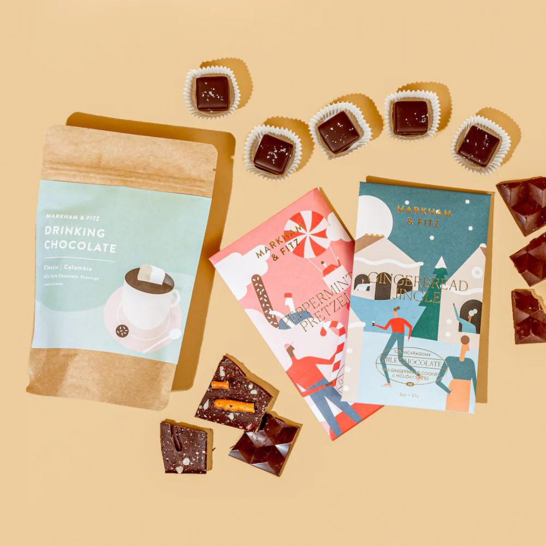 Peppermint Pretzel Dark Chocolate Bar