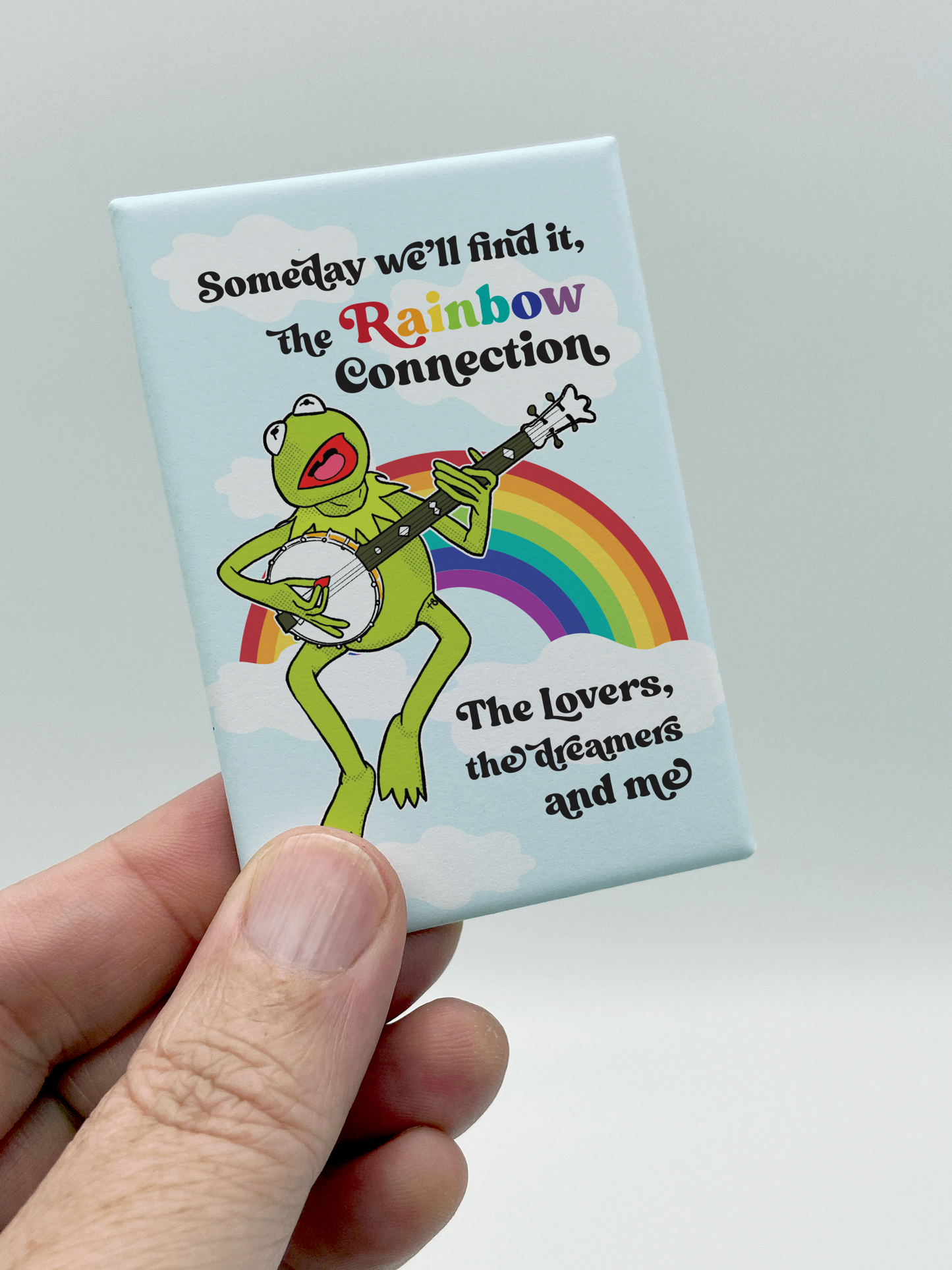 Kermit T. Frog Souvenir Magnet - The Rainbow Connection