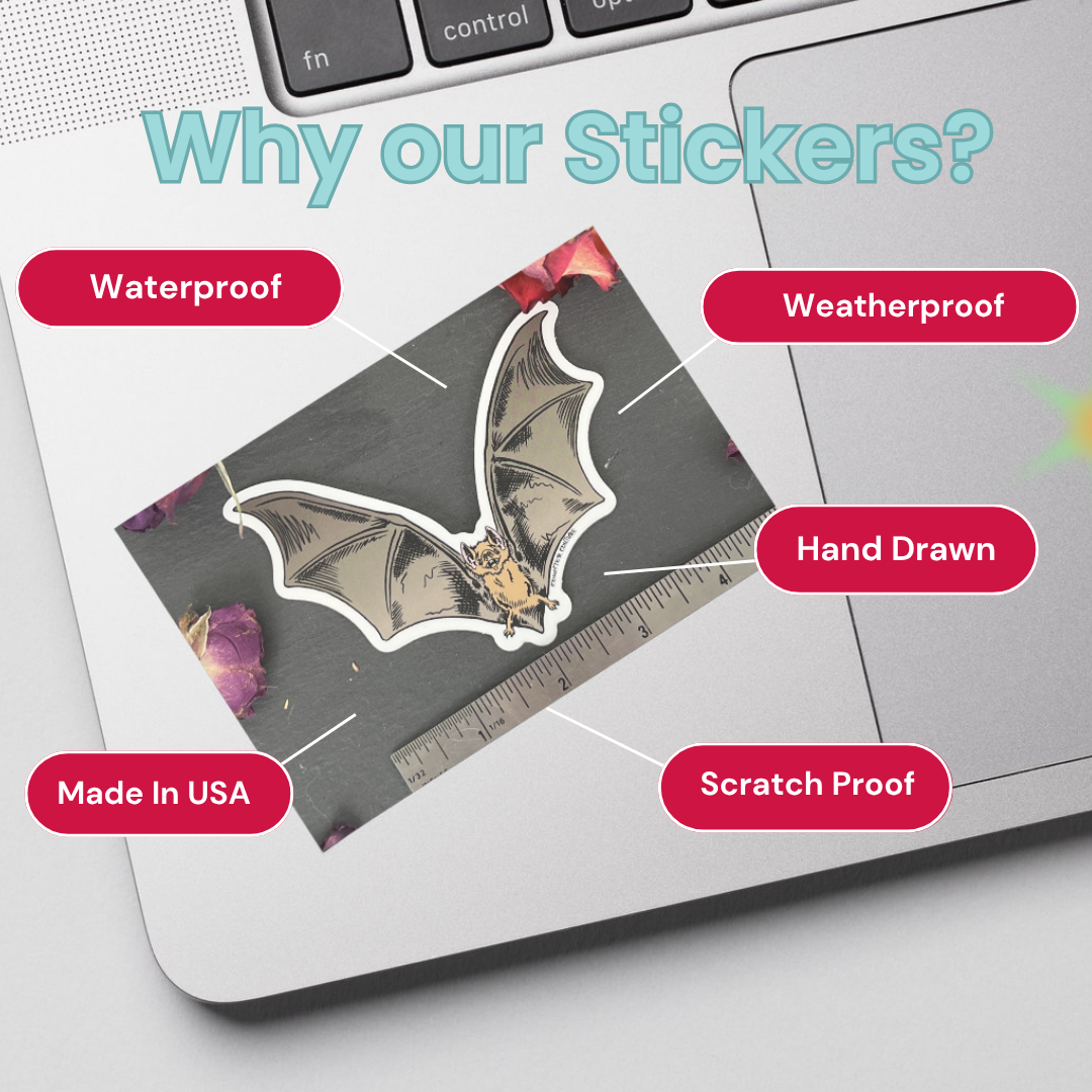 Vinyl Sticker, Raven — Weatherproof Halloween Decal