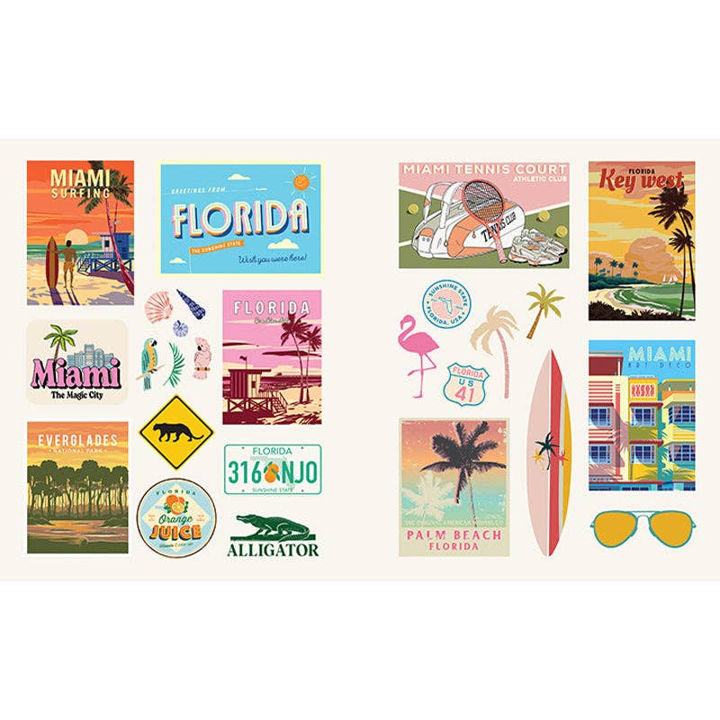 6/30 American Road Trip Sticker Book