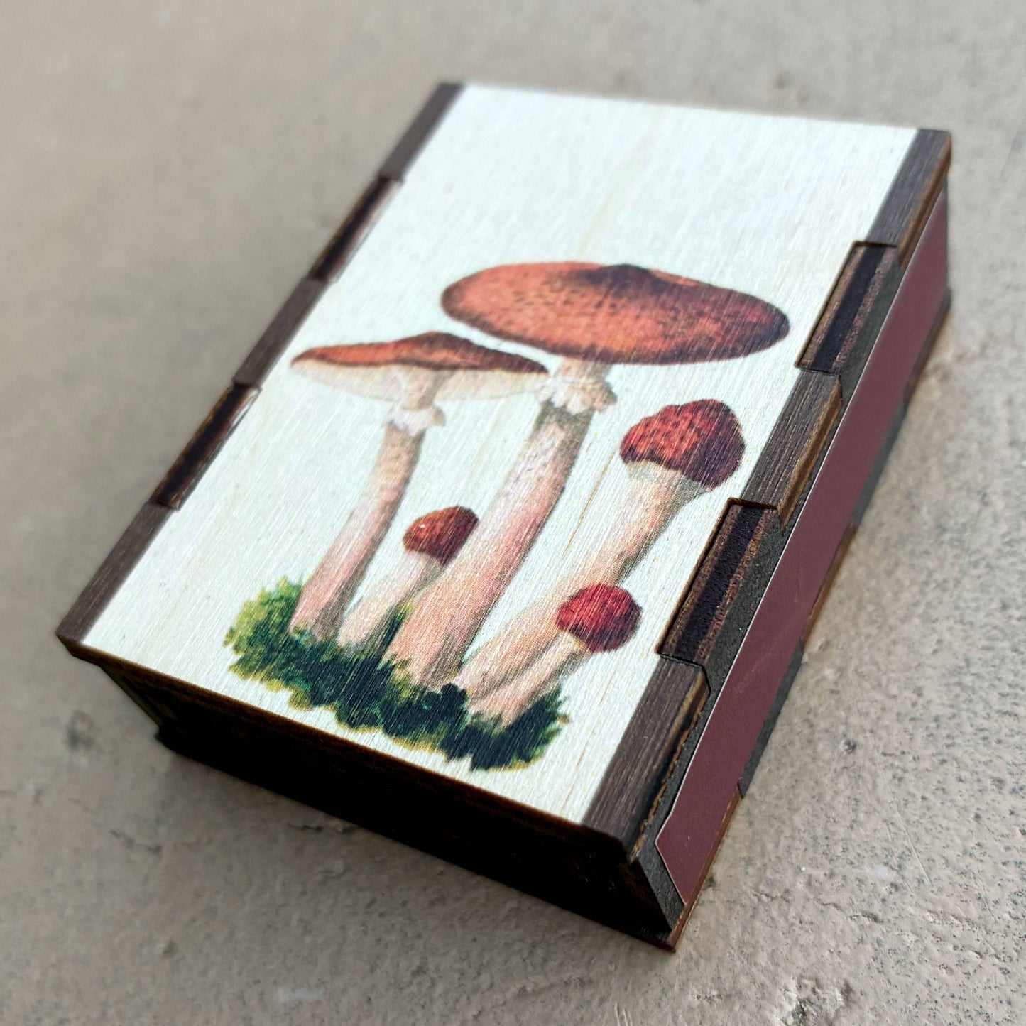 Matches • Mushroom Cluster Wooden Matchboxes