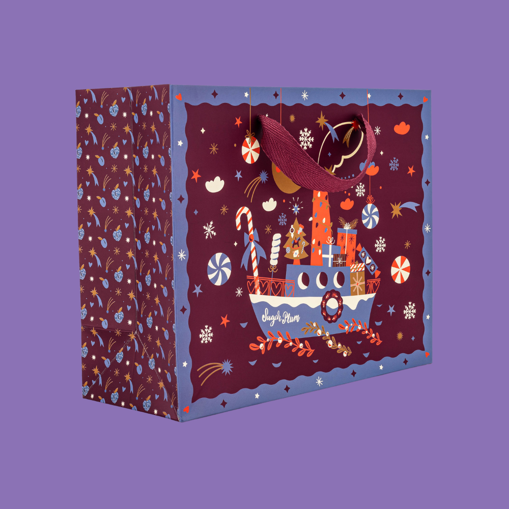 Sugar Plum Ferry Holiday | Christmas Gift Bag