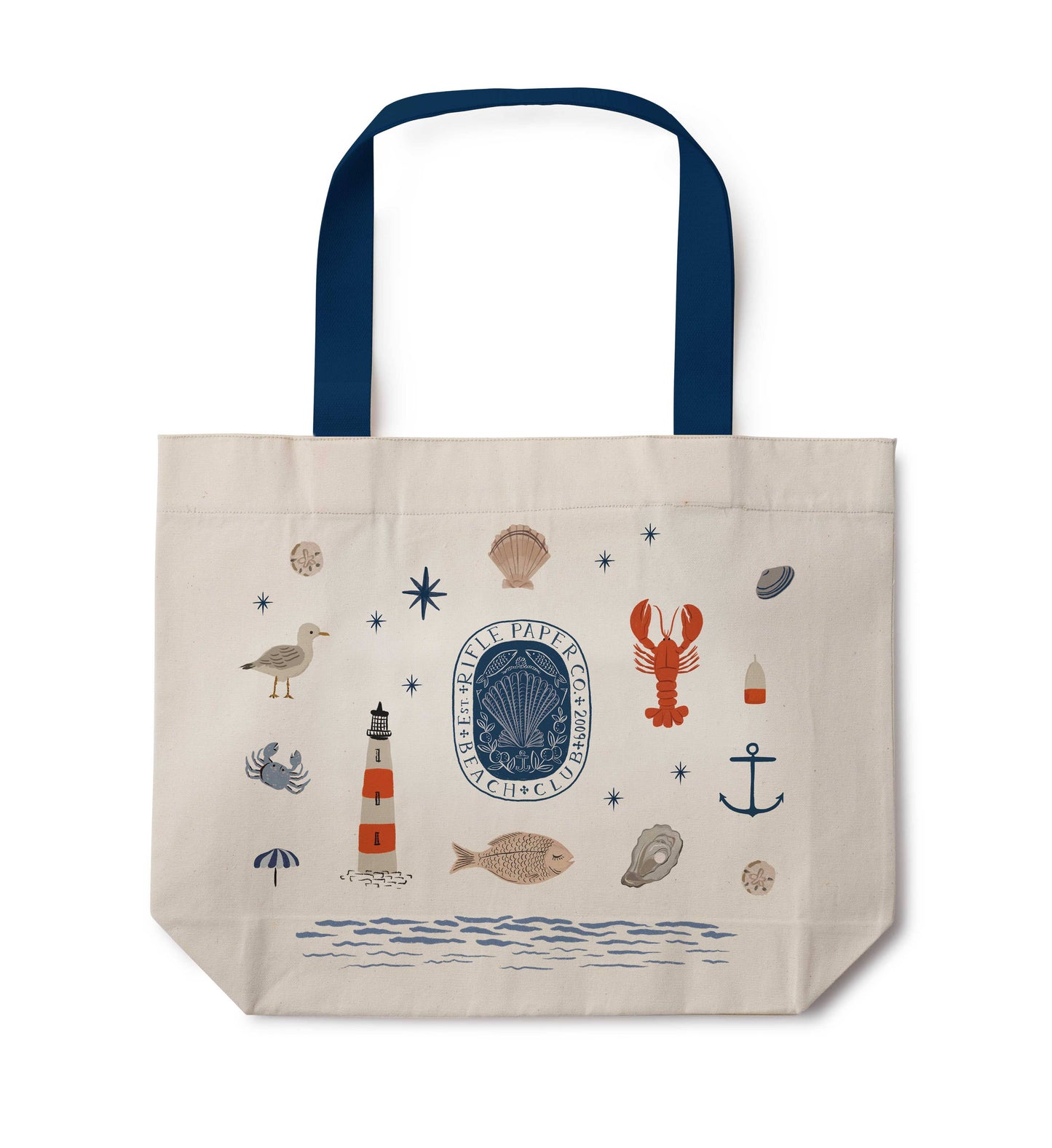 Seaside East West Canvas Tote Bag