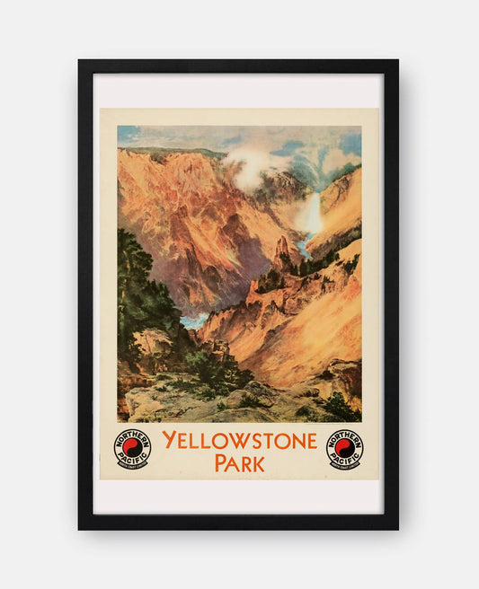 Yellowstone Park (Northern Pacific Railway) 1924 Poster: Unframed / 12×18