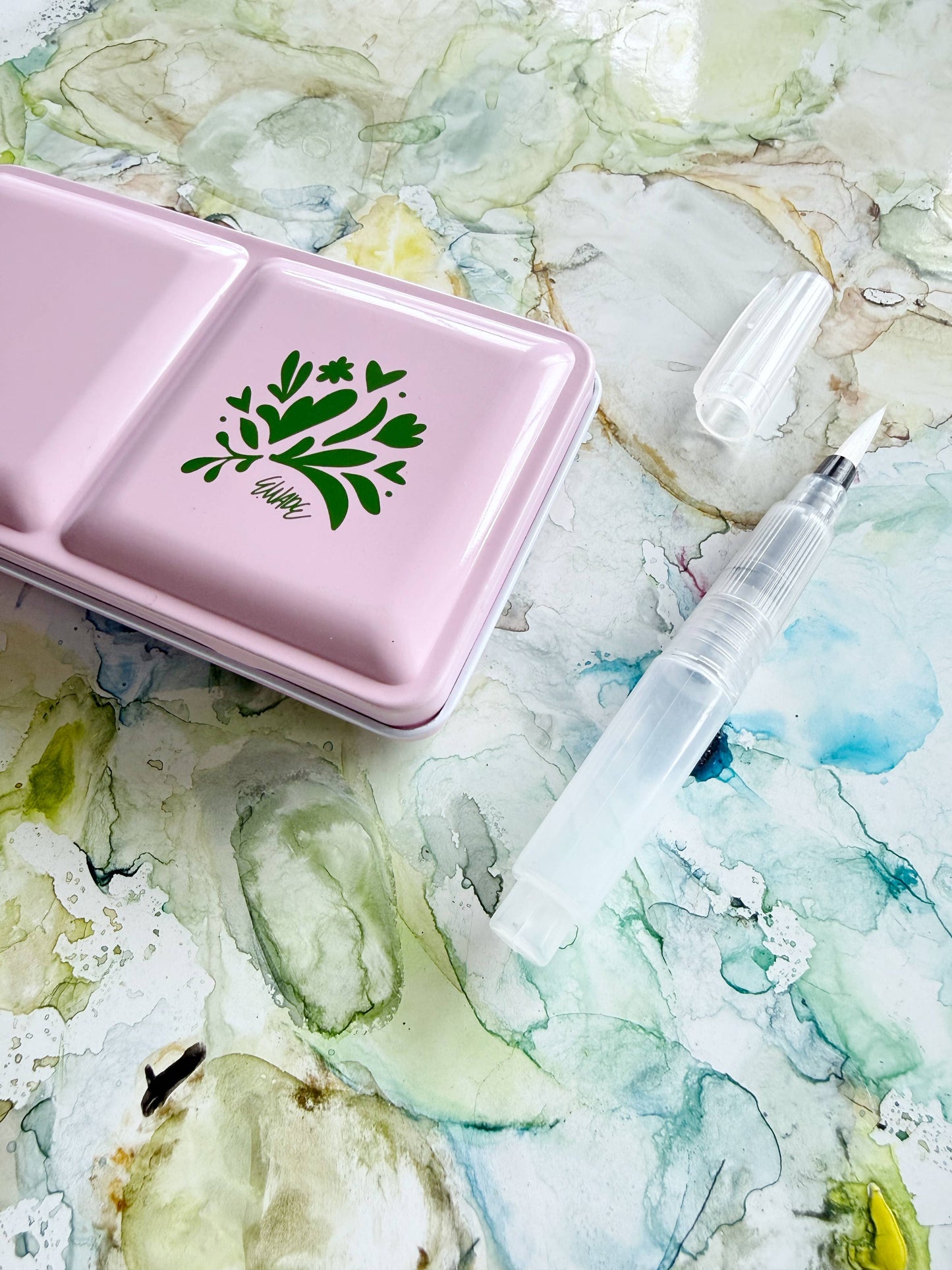 Travel Watercolor Pink Paint Set: Default Title