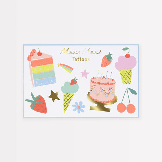 Birthday Temporary Tattoos