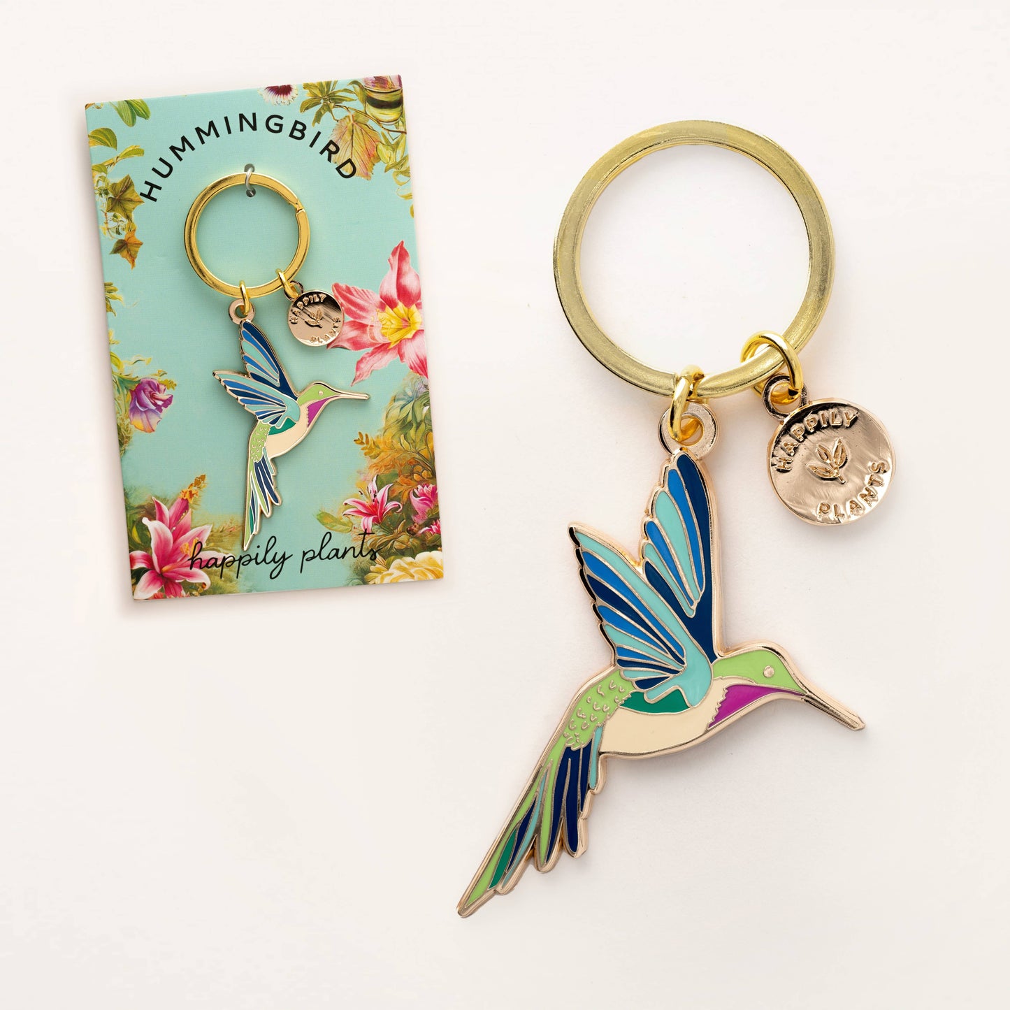 Hummingbird Keychain & Bag Charm cute animal gifts cash wrap