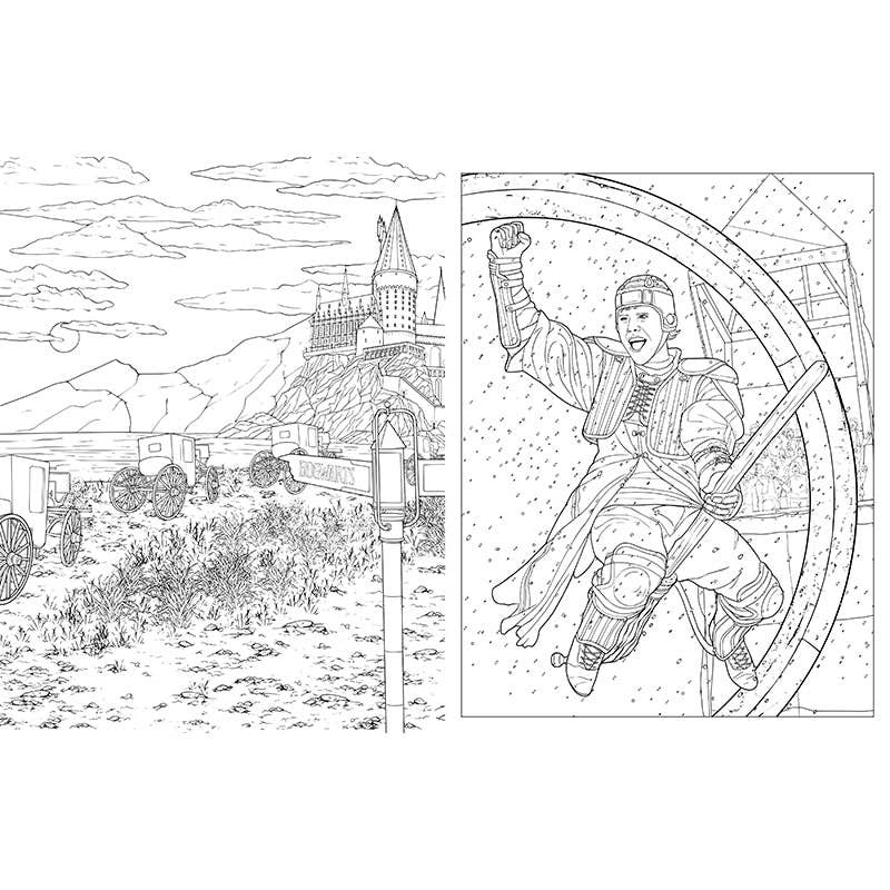 Harry Potter: Travels Through the Wizarding World Coloring