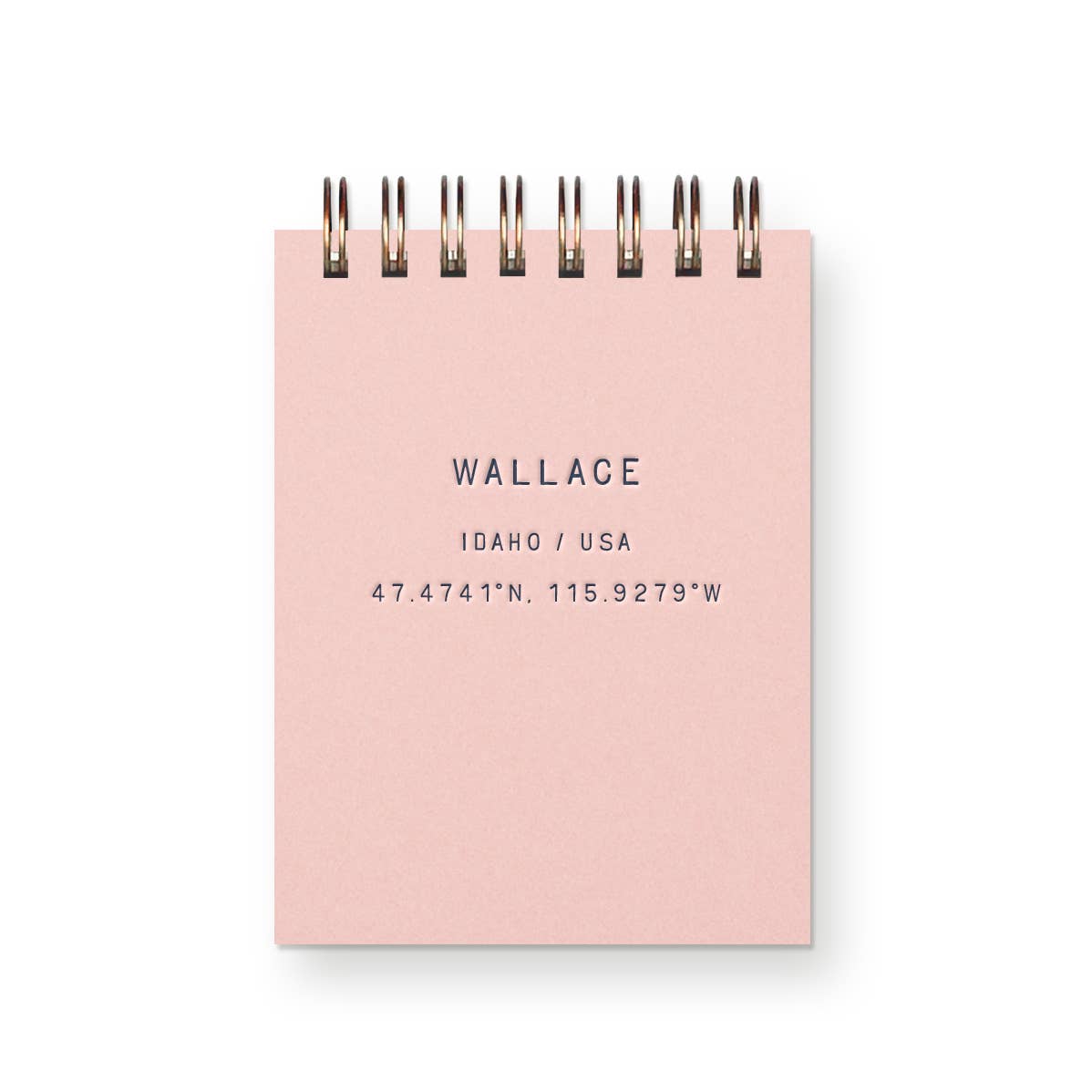Custom Bastrop Standard Type Mini Jotter Notebook: Sunset Pink Cover