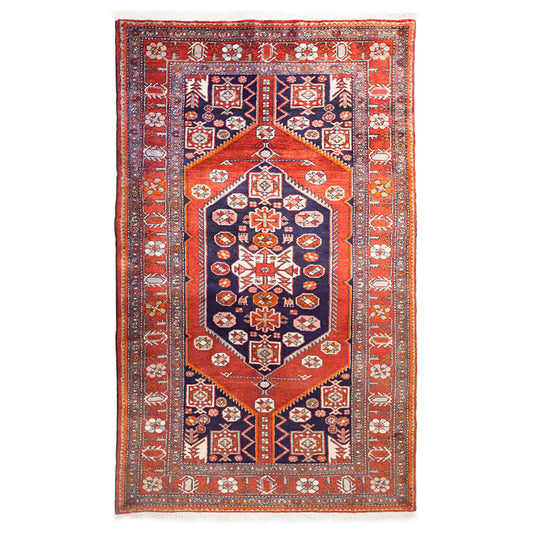 Persian Hamadan Rug (7' 1" x 4' 6")