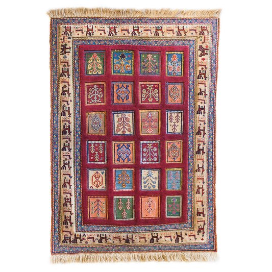 Sirjan Hand-Knotted Rug (4' 6" x 3' 3")