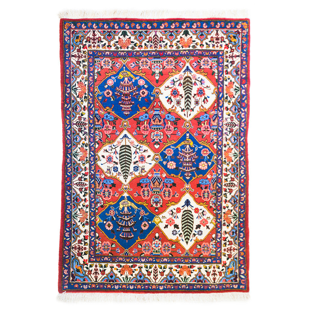 Persian Bakhtiari Rug (4' 11" x 3' 9")