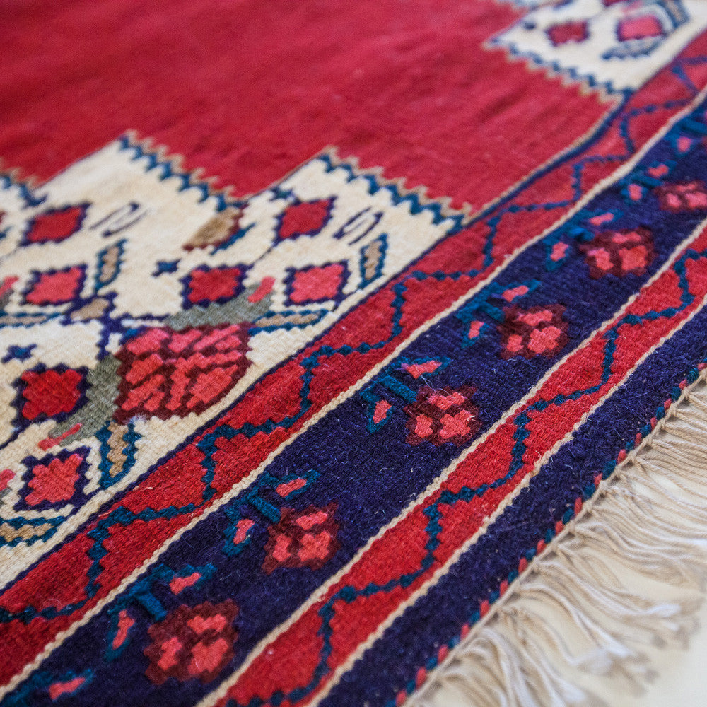 Persian Red Kilim Rug