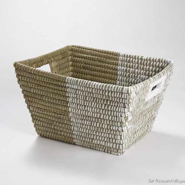 Light and Shade Laundry Basket