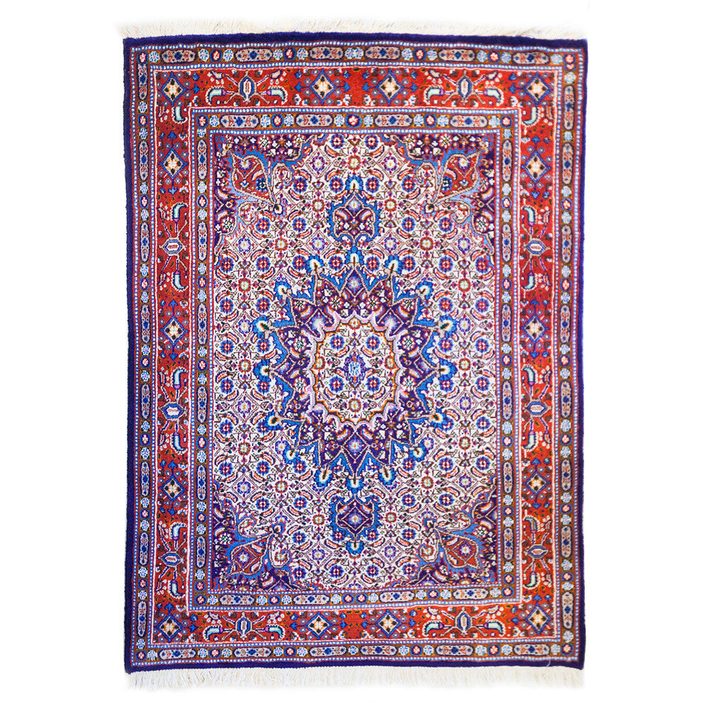 Moud Rug Persian Moud Rug (4' 6
