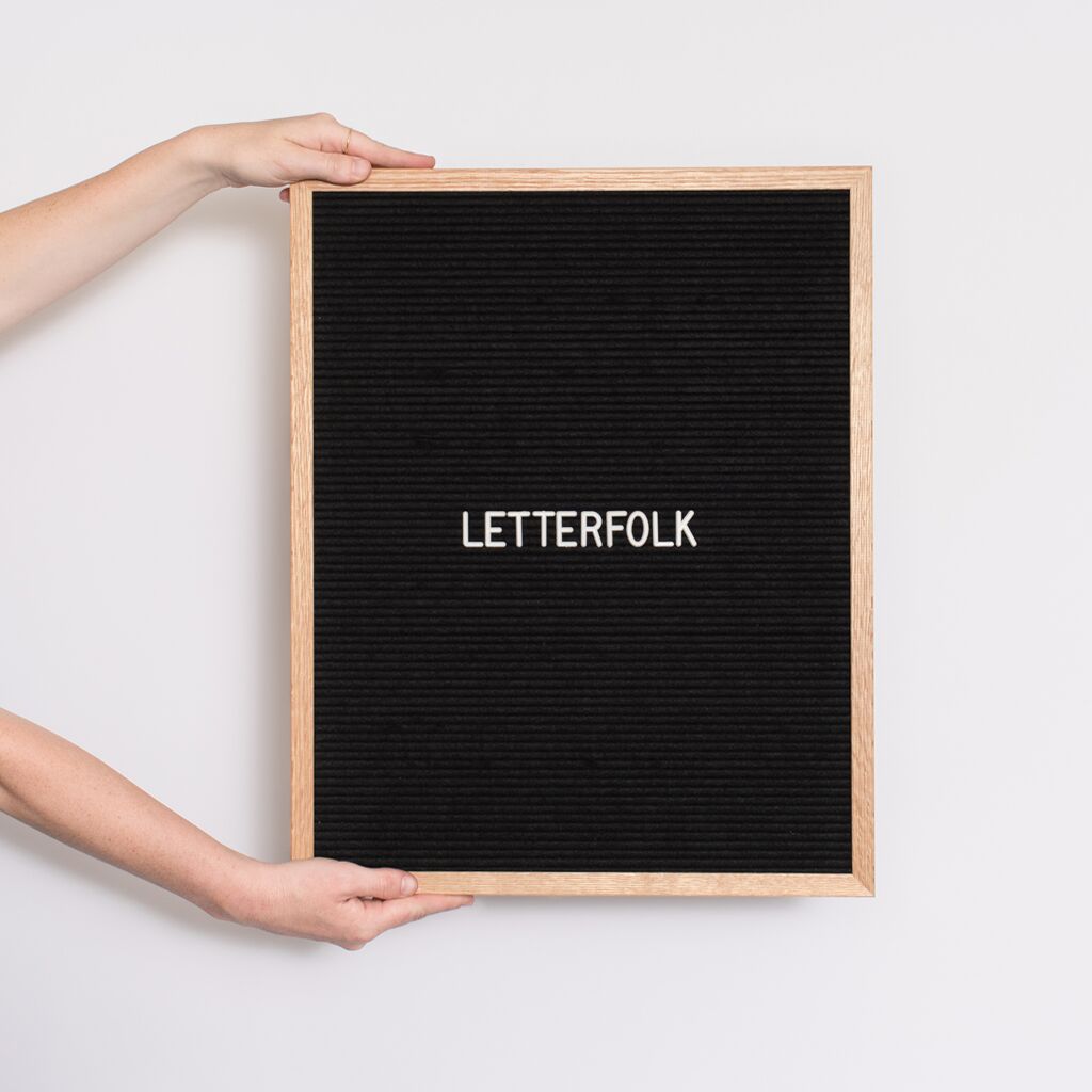 The Writer Oak Letterboard