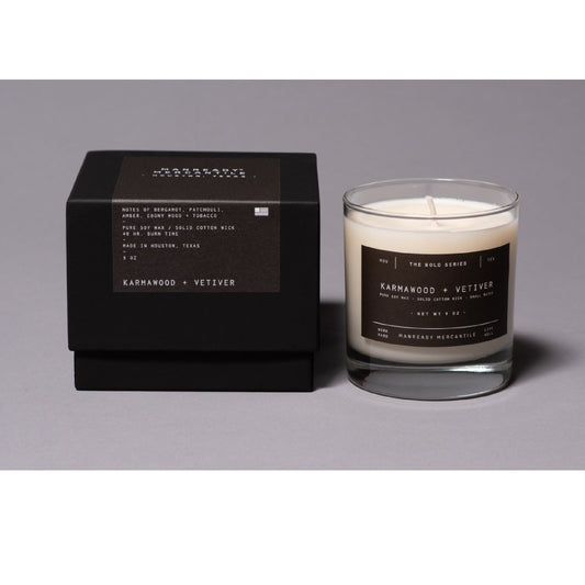 Bold Series: Karmawood & Vetiver Candle