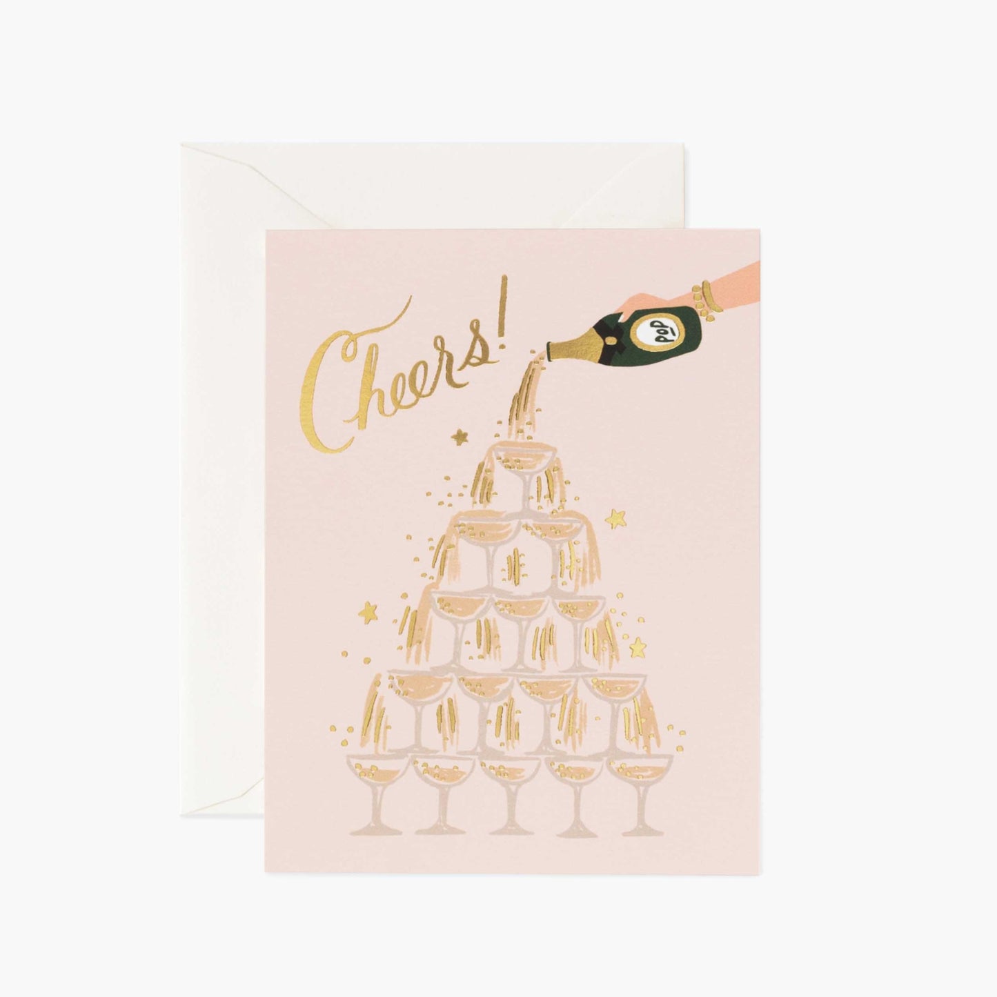 Champagne Cheers Congrats Card