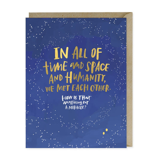 Met Each Other Miracle Card