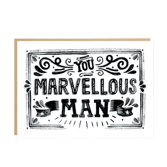 Marvelous Man Card
