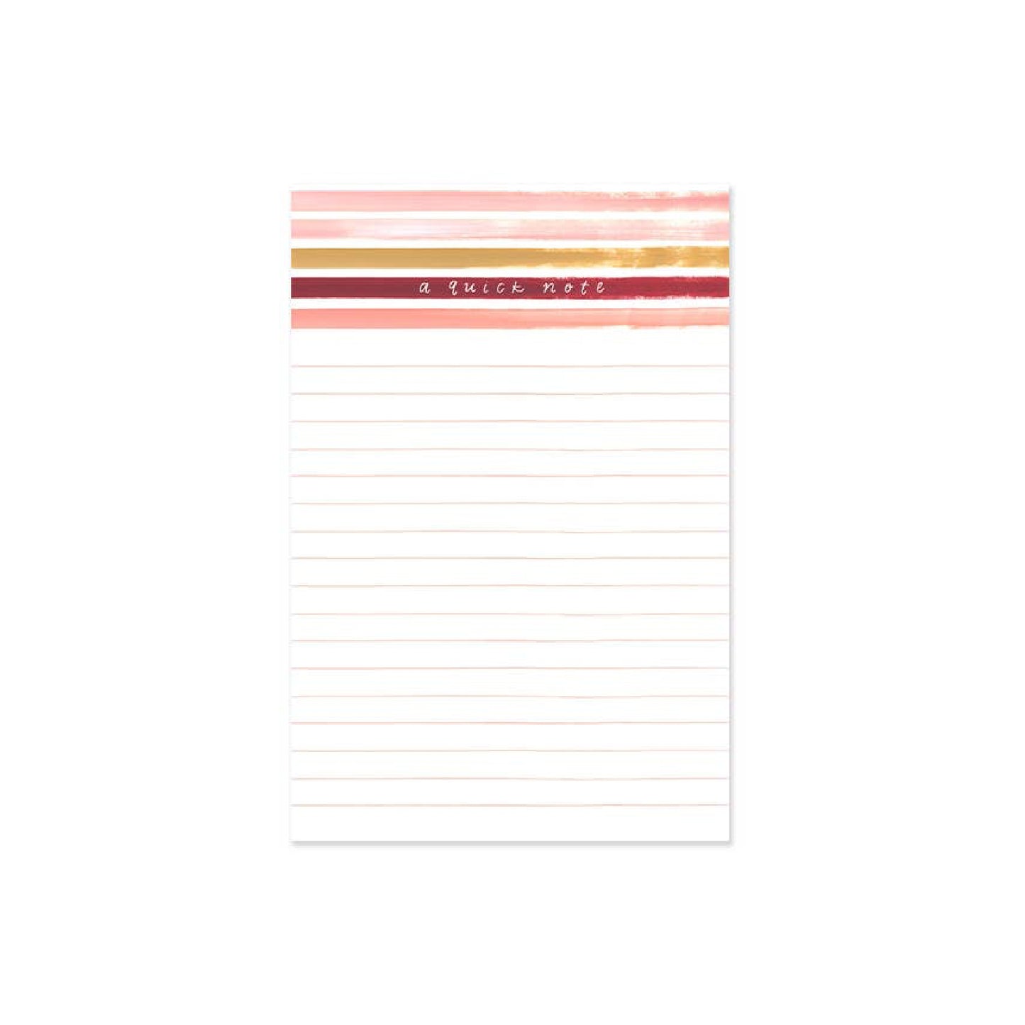 Sunset Stripe Notepad