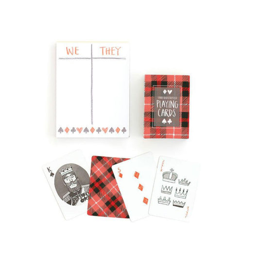 Plaid Playing Card Set