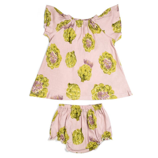 Milkbarn Dress & Bloomer Set