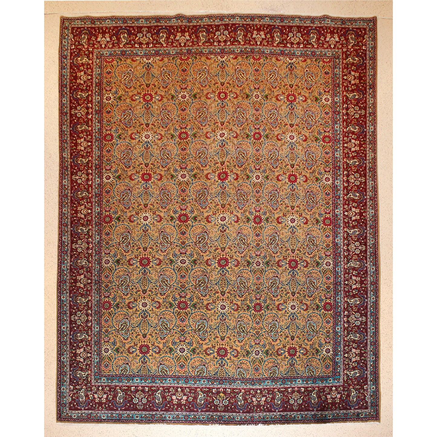 Tabriz Hand-Knotted Leyla Rug