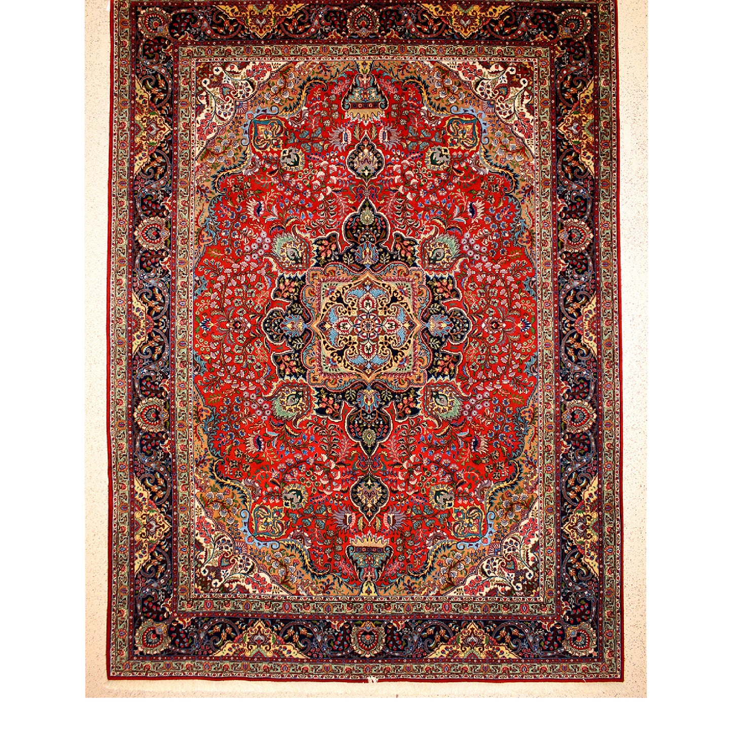 Tabriz Hand-Knotted Javad Ghalam Rug