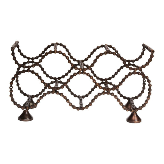 Bike Chain Wine Rack