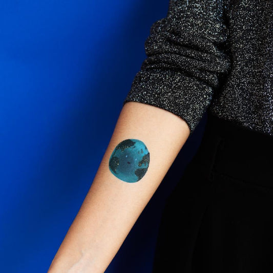 Earth Temporary Tattoo