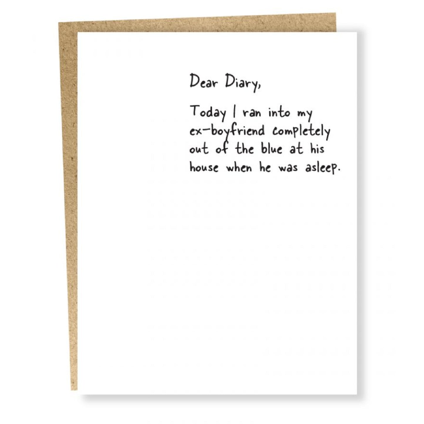 Dear Diary - Sapling Press Cards