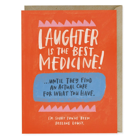 Laughter is the Best Medicine Card