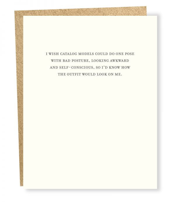 Mild Confessions - Sapling Press Card