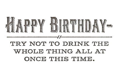 Bourbon Barrel Birthday