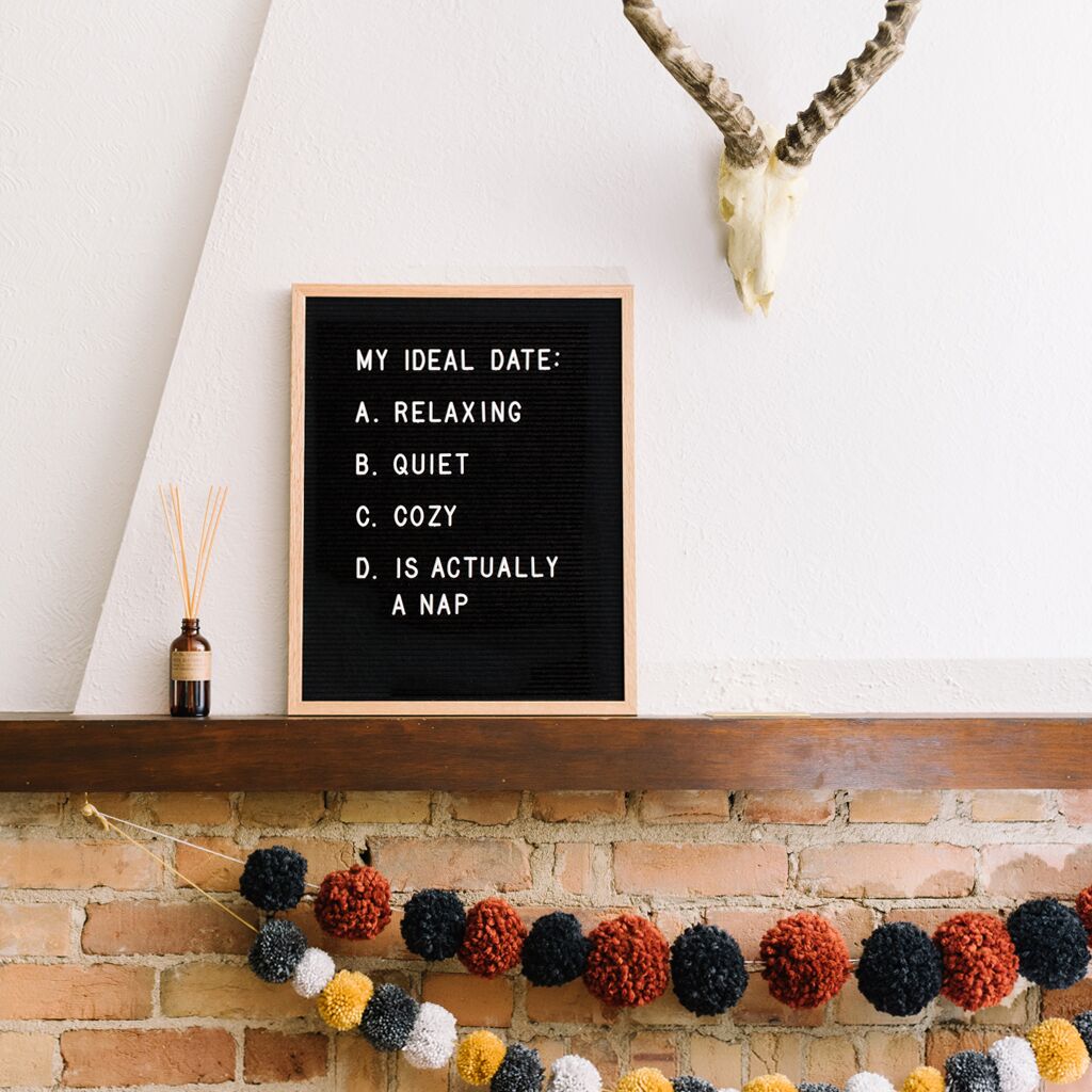 The Writer Oak Letterboard