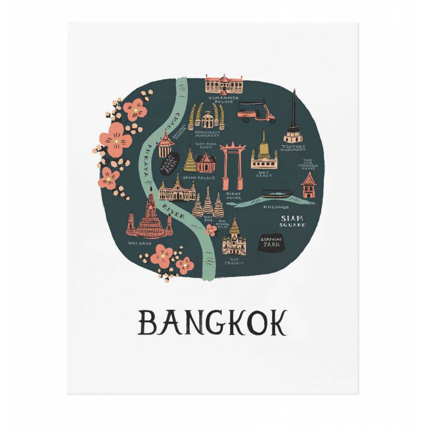 Bangkok Art Print