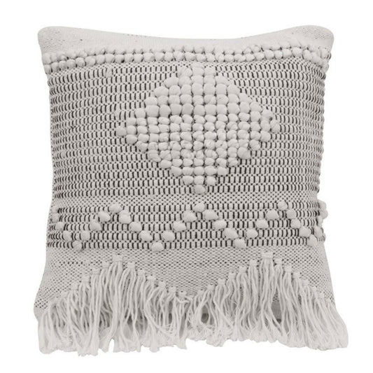 Textured Tassel Pillow