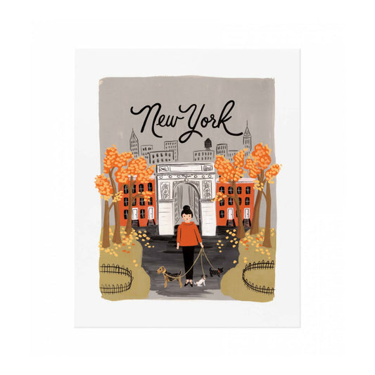 New York Autumn Art Print