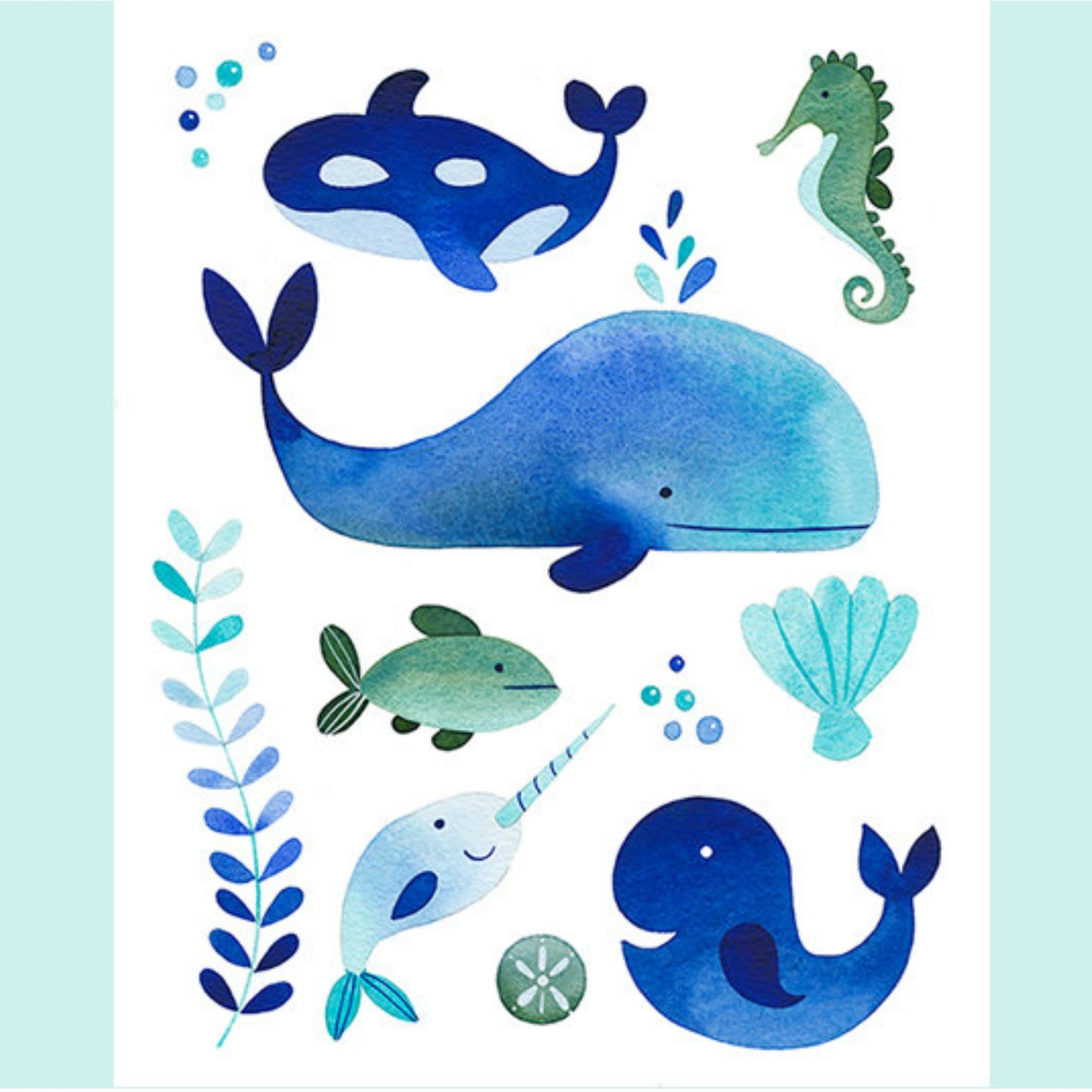 Ocean Creatures Print