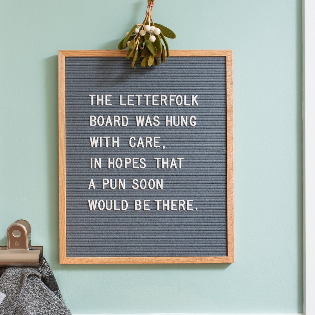 The Writer Grey Letterboard