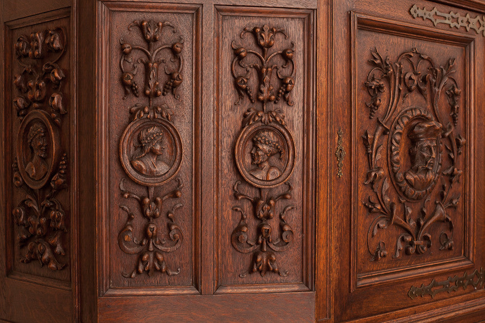 Antique French Court Cupboard, 1880s