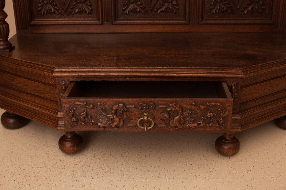 Antique French Court Cupboard, 1880s