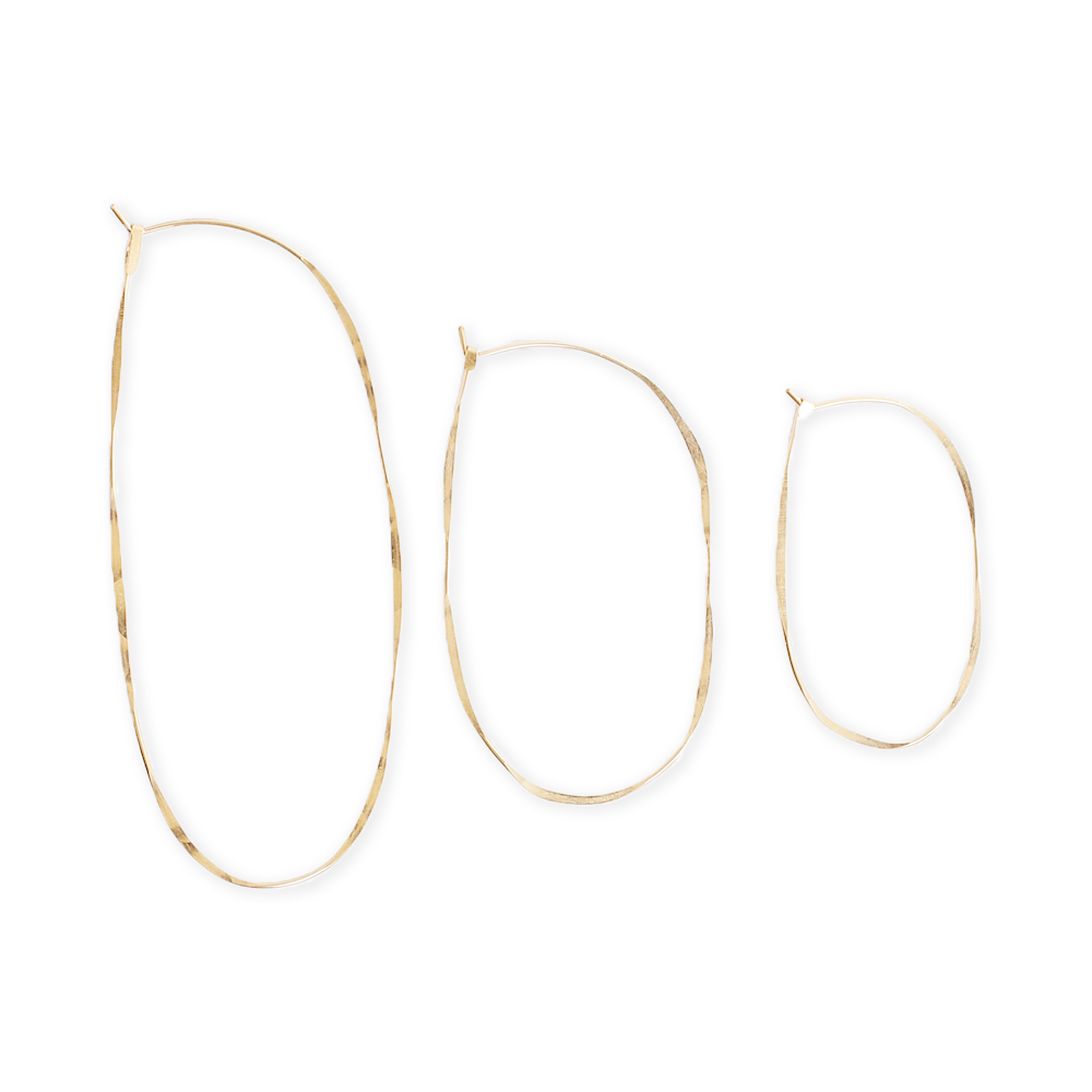 Fail Oval Hoop Earrings